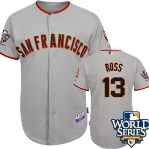 San Francisco Giants #13 Cody Ross Cool Base 2010 World Series Patch Grey Stitched MLB Jersey