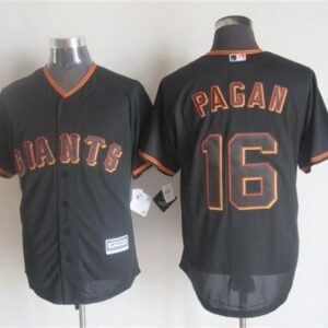 San Francisco Giants #16 Angel Pagan Black Cool Base Stitched MLB Jersey