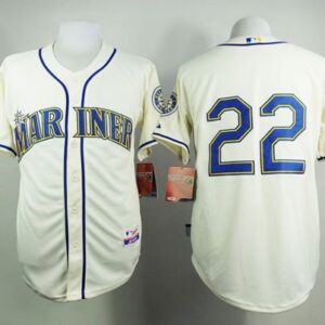 Seattle Mariners #22 Robinson Cano Cream Alternate Cool Base Stitched MLB Jersey