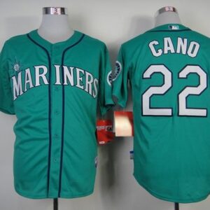 Seattle Mariners #22 Robinson Cano Green Alternate Cool Base Stitched MLB Jersey