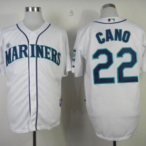 Seattle Mariners #22 Robinson Cano White Home Cool Base Stitched MLB Jersey