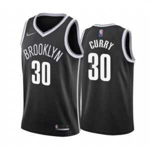 Seth Curry Brooklyn Nets Black #30 Icon Edition Jersey 2022 Trade