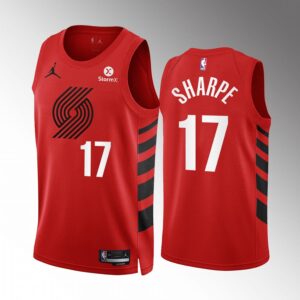 Shaedon Sharpe 2022-23 Portland Trail Blazers Red #17 Statement Edition Jersey Swingman