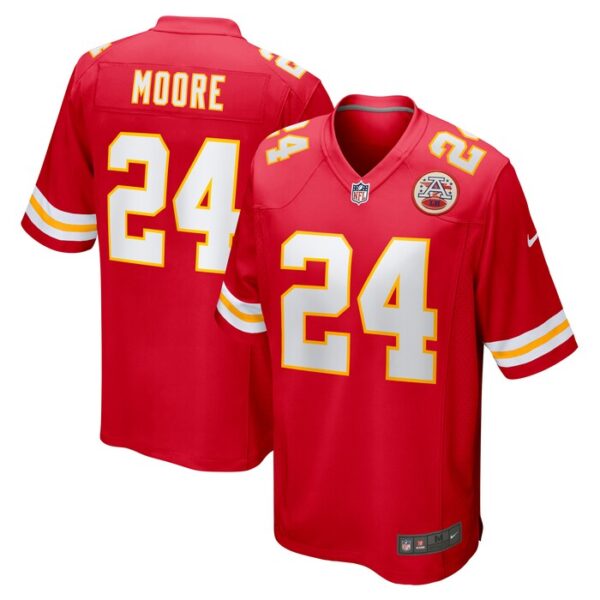 Skyy Moore Kansas City Chiefs Game Player Jersey - Red