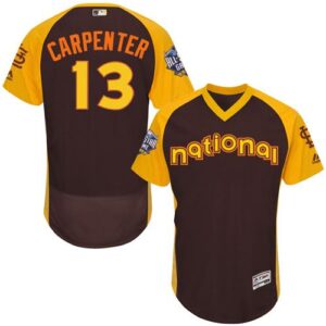 St. Louis Cardinals #13 Matt Carpenter Brown Flexbase Collection 2016 All-Star National League Stitched MLB Jersey