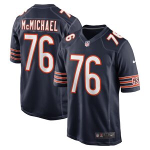 Steve McMichael Chicago Bears Retired Player Game Jersey - Navy