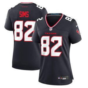 Steven Sims Houston Texans Women Team Game Jersey - Navy