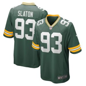 T.J. Slaton Green Bay Packers Game Jersey - Green