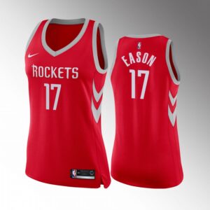 Tari Eason Houston Rockets Red Icon Edition Women Jersey 2022 NBA Draft