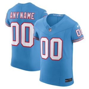 Tennessee Titans Vapor F.U.S.E. Elite Custom Jersey - Light Blue