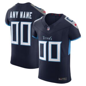 Tennessee Titans Vapor F.U.S.E. Elite Custom Jersey - Navy