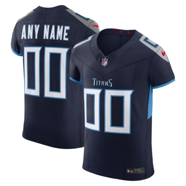 Tennessee Titans Vapor F.U.S.E. Elite Custom Jersey - Navy