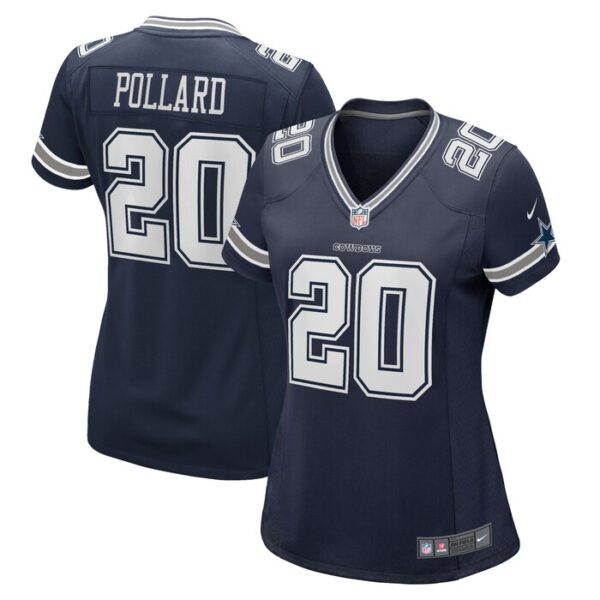 Tony Pollard Dallas Cowboys Women Game Player Jersey - Navy