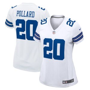 Tony Pollard Dallas Cowboys Women Game Player Jersey - White