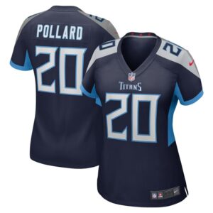 Tony Pollard Tennessee Titans Women Game Player Jersey - Navy