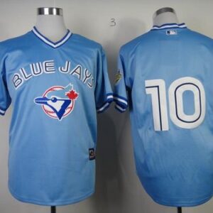 Toronto Blue Jays #10 Edwin Encarnacion Blue Stitched MLB Jersey