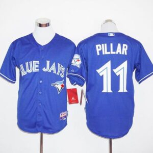 Toronto Blue Jays #11 Kevin Pillar Blue Cool Base Stitched MLB Jersey