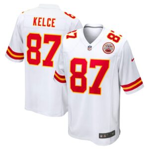 Travis Kelce Kansas City Chiefs Player Game Jersey - White