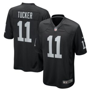 Tre Tucker Las Vegas Raiders Team Game Jersey - Black