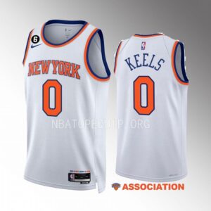 Trevor Keels New York Knicks White Association Edition 2022-23 Men Jersey Swingman