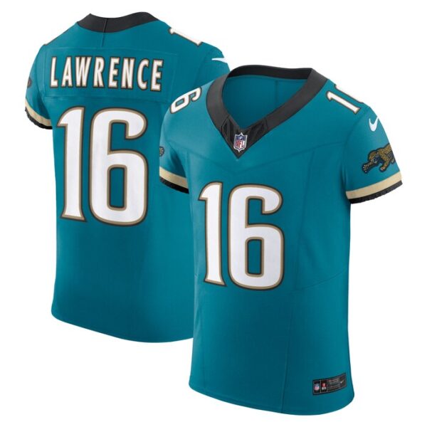 Trevor Lawrence Jacksonville Jaguars Prowler Throwback Vapor F.U.S.E. Elite Jersey - Teal