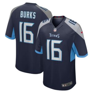 Treylon Burks Tennessee Titans Player Game Jersey - Navy