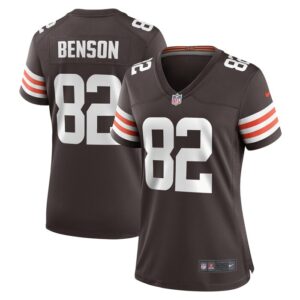 Trinity Benson Cleveland Browns Women Team Game Jersey - Brown