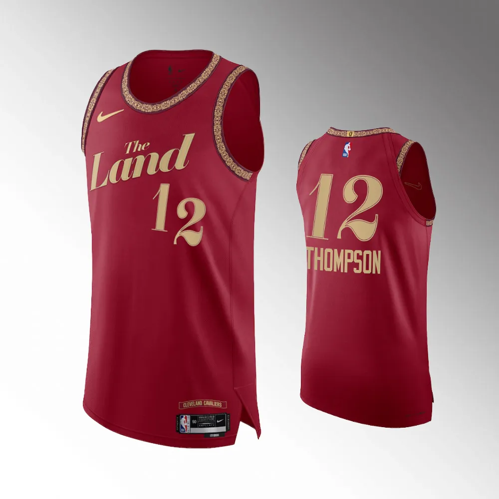 Tristan Thompson #12 City Edition Cleveland Cavaliers 2023-24 Jersey - Wine