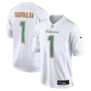 Tua Tagovailoa Miami Dolphins Fashion Game Jersey - White