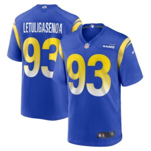 Tuli Letuligasenoa Los Angeles Rams Game Jersey - Royal