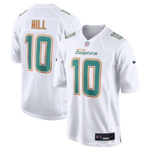 Tyreek Hill Miami Dolphins Fashion Game Jersey - White