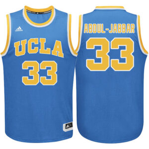 UCLA Bruins #33 Kareem Abdul-Jabbar Light Blue College Basketball Jersey