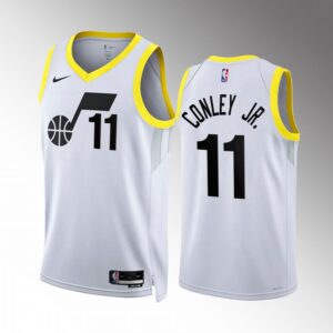 Utah Jazz Mike Conley Jr. 2022-23 Association Edition White #11 Jersey