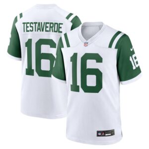 Vinny Testaverde New York Jets Classic Alternate Retired Player Game Jersey - White