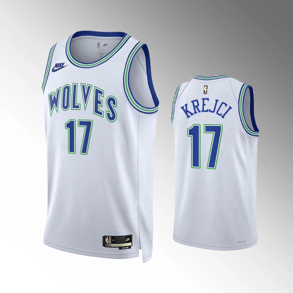 Vit Krejci #17 35th Anniversary Minnesota Timberwolves 2023-24 Classic Edition Jersey - White