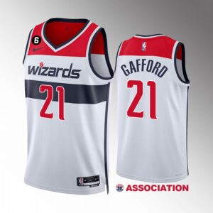 Washington Wizards Daniel Gafford #21 White Association Edition Jersey 2022-23 Swingman