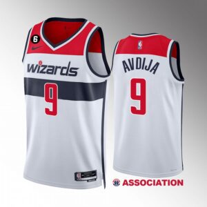 Washington Wizards Deni Avdija #9 White Association Edition Jersey 2022-23 Swingman