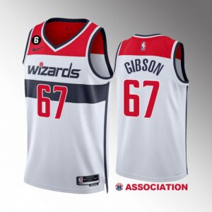 Washington Wizards Taj Gibson #67 White Association Edition Jersey 2022-23 Swingman