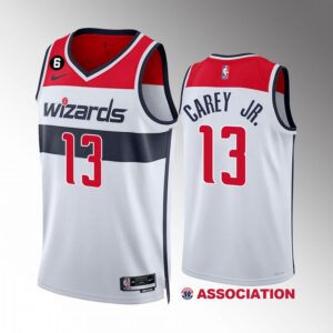 Washington Wizards Vernon Carey Jr. #13 White Association Edition Jersey 2022-23 Swingman