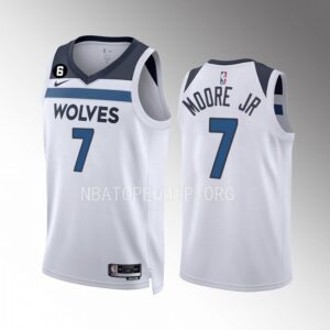 Wendell Moore Jr. Minnesota Timberwolves 2022-23 Association Edition White #7 Jersey Swingman