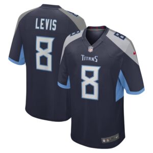 Will Levis Tennessee Titans 2023 NFL Draft Pick Game Jersey - Navy