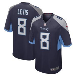 Will Levis Tennessee Titans Youth Game Jersey - Navy