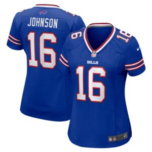 Xavier Johnson Buffalo Bills Women Game Jersey - Royal