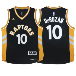 Youth Toronto Raptors #10 DeMar DeRozan 2015-16 Away Alternate Brown Jersey