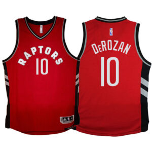 Youth Toronto Raptors #10 DeMar DeRozan 2015-16 Away Alternate Red Jersey