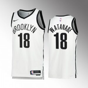 Yuta Watanabe 2022-23 Brooklyn Nets White #18 Association Edition Jersey Swingman